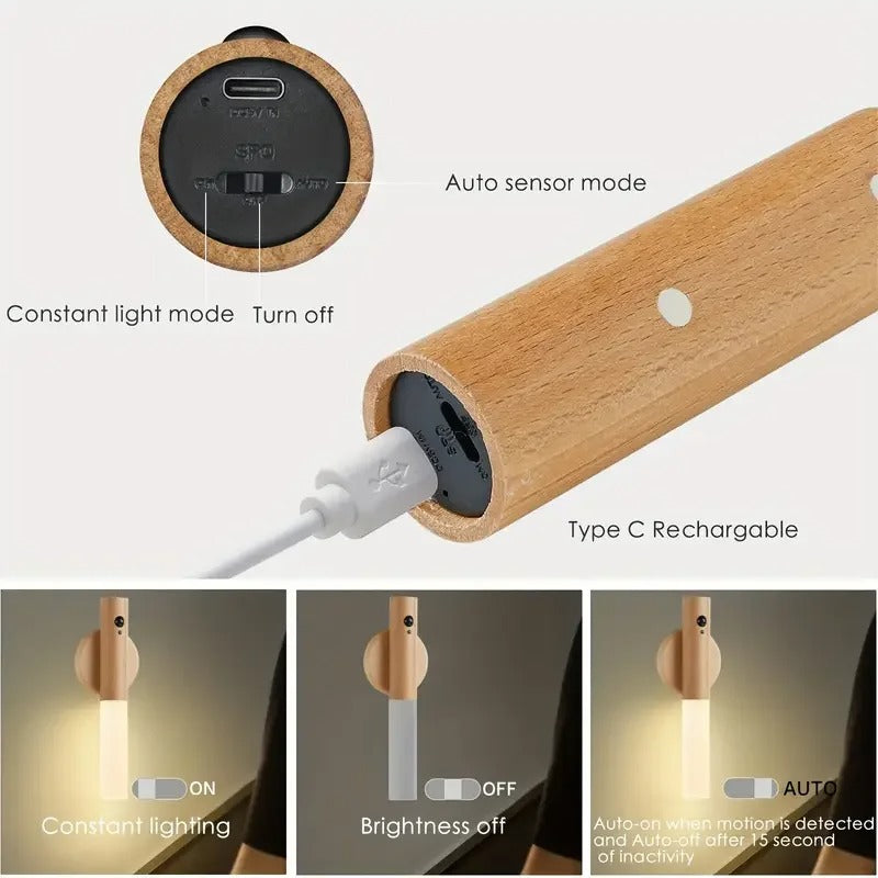 Magnetic Motion Sensor LED Night Light